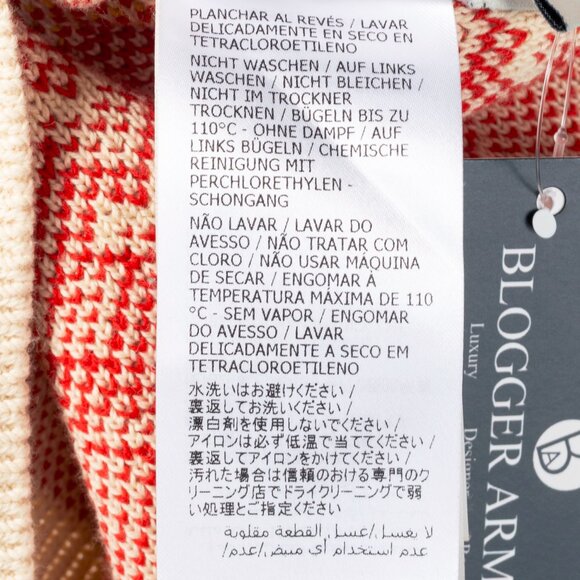 Gucci Les Pommes Beige Wool-Blend Oversized Sweater - Picture 9 of 11